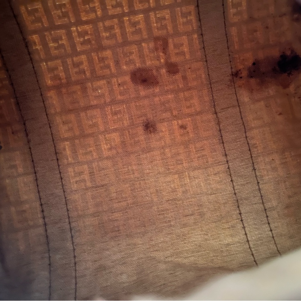 Fendi Brown Logo Glassy Satchel - Picture 11 of 14